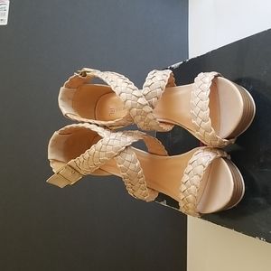 Just Fabulous size 11 blush high heels sandals